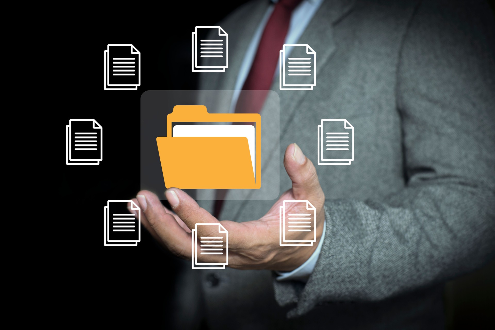 Document management system (DMS), Enterprise Resource Planning ERP. database on computer to store files document data digital. file storage process with security. information technology concept. Document management system (DMS), Enterprise Resource Planning ERP. database on computer to store files document data digital. file storage process with security. information technology concept.